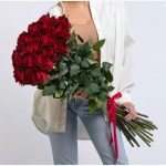 Букет из 23 метровых роз
