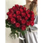 Букет из 25 роз «Родос»