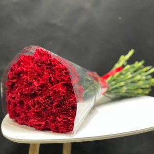 Букет из 51 гвоздики «Ред»