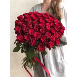 Букет из 51 роз «Родос»