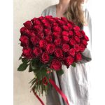 Букет из 51 роз «Родос»