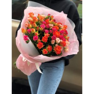 Букет из 23 роз «Казанова»